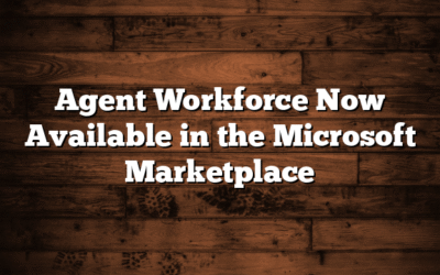 Agent Workforce Now Available in the Microsoft Marketplace