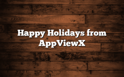 Happy Holidays from AppViewX