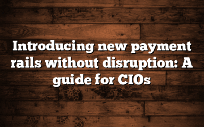 Introducing new payment rails without disruption: A guide for CIOs